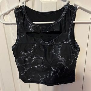 Buff bunny crop top marble collection